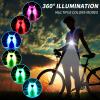 Ni-SHEN LED Reflective Running Vest with Front Light,Running Lights for Runners,Reflective Running Gear for Men/Women Running,Cycling or Walking, High Visibility Warning LED Lights view 2
