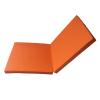 Exercise Mat Two-fold Folding PU Gymnastics Tumbling Mat, Used in Kindergarten Bounce Training, Yoga, Martial Arts 120x60x5cm (Color : Orange) view 1