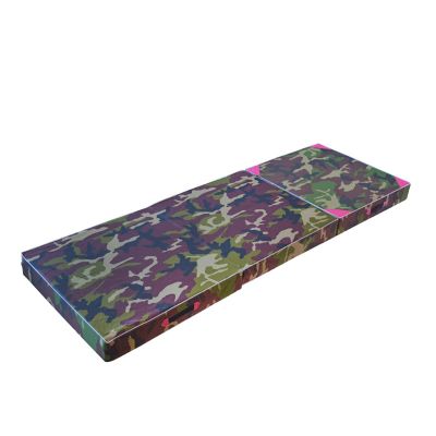 Exercise Mat Tri-fold Folding Gymnastics Tumbling Mat, Camouflage Belt Handle Training Mat, Used for Gym Outdoor Kindergarten Bounce (Size : 180x60x10cm)