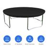 Trampoline Cover 18 Oz Waterproof - Patio furniture covers 100% Weather Resistant Rain snow Sun shade Round Trampoline Cover with Elastic for Snug Fit (144"Dia x 4"H, Black) view 3