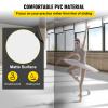 VEVOR Dance Floor 6.6x23ft, Dance Floor Roll 0.06in Thick PVC Vinyl Dance Mat Black/White Reversible Portable Marley Dance Practice Floor, Non-Slip Dance Flooring for Ballet Jazz Pop Lyrical Style view 3