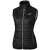 Cutter & Buck Women's Black Buffalo Bills Rainier PrimaLoft Eco Full-Zip Vest view 1