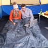 KingCamp Double Sleeping Bag for 3 Season Backpacking Camping Hiking Queen Size XL Lightweight Warm Cold Weather 2 Person Sleeping Bag for Adults Teens Truck Tent Sleeping Pad Lightweight 87x59 view 2