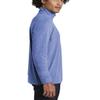 JustBlanks Mens Tri-Blend Quarter-Zip Cadet Collar Long-Sleeve Reverse Coil Zipper Casual Pullover Sweater for Men - True Royal Heather - X-Large view 3