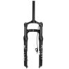 LYYCX Snow Bike Suspension Front Fork 26 Inch Fat Tire Mountain Bike Air Suspension Manual/Remote Lockout Magnesium Alloy Shock Absorber 135mm Suitable for 4.0 Inch Tires Accessories(Remote) view 1