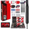 RED DRAGON Ultimate 50 Piece Darts Set - Includes 20 Gram Steel Darts, Hardcore Flights, Shafts (Stems) and Accessories view 1