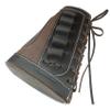 Leather Canvas Shotgun Shell Holder and 8 Round Gun Cartridge Holder Sling for 12 Gauge (Coffee) view 2