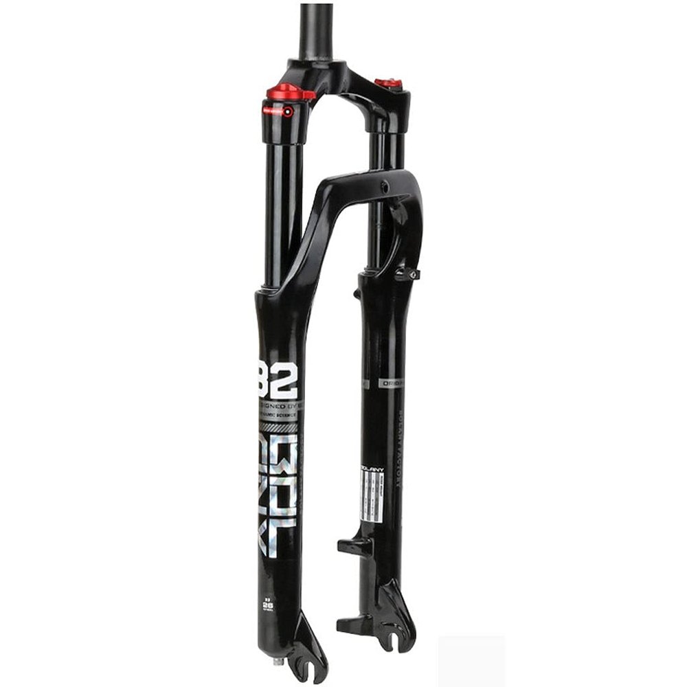 LYYCX Snow Bike Suspension Front Fork 26 Inch Fat Tire Mountain Bike Air Suspension Manual/Remote Lockout Magnesium Alloy Shock Absorber 135mm Suitable for 4.0 Inch Tires Accessories(Manual)