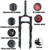 LYYCX Snow Bike Suspension Front Fork 26 Inch Fat Tire Mountain Bike Air Suspension Manual/Remote Lockout Magnesium Alloy Shock Absorber 135mm Suitable for 4.0 Inch Tires Accessories(Manual) view 3