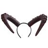 Lurrose Gothic Sheep Horn Hoop Headband Antelope Horn Headpiece Forest Animal Cosplay Exhibition for Halloween Party