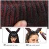 Lurrose Gothic Sheep Horn Hoop Headband Antelope Horn Headpiece Forest Animal Cosplay Exhibition for Halloween Party view 4