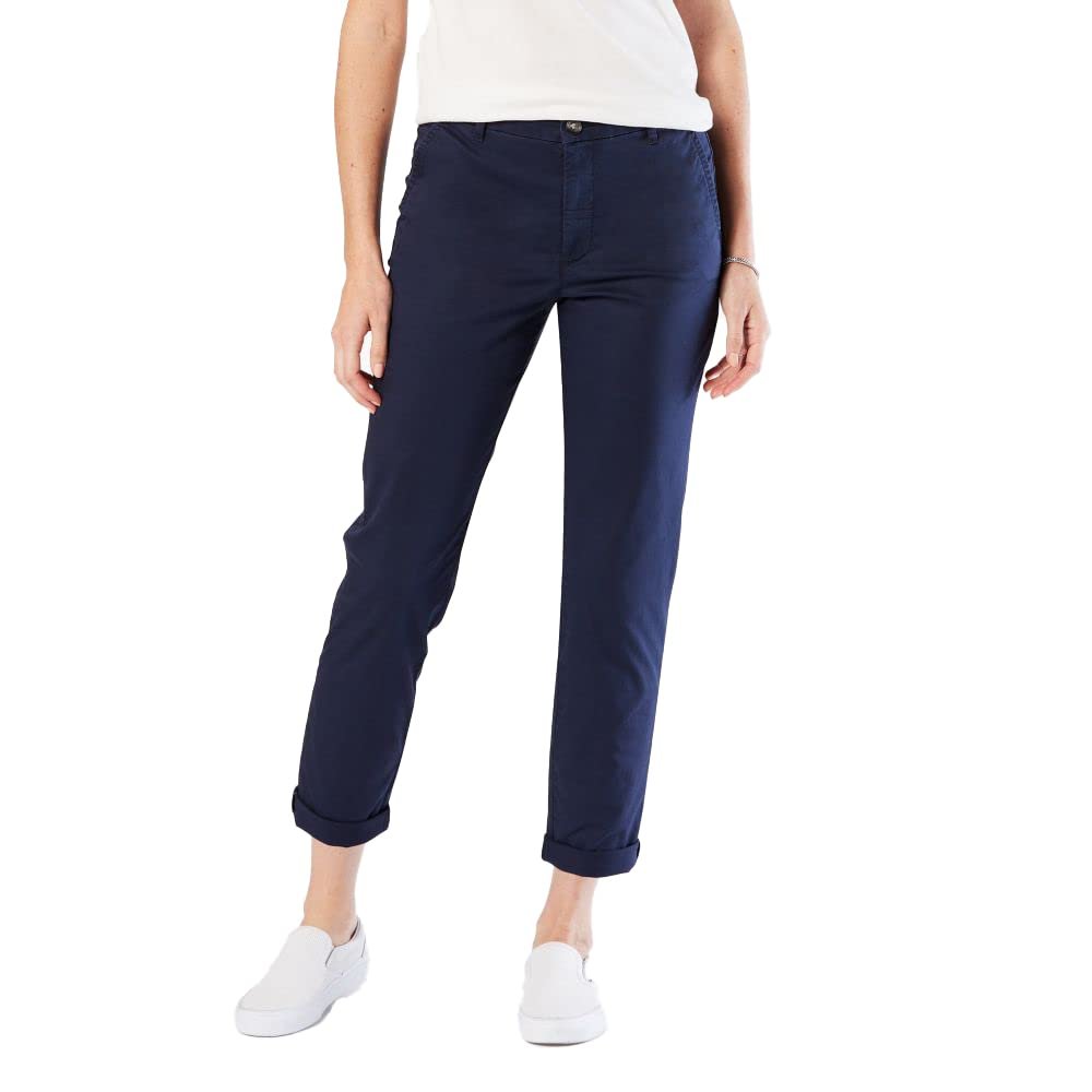 Dockers Women's Weekend Chino Mid-Rise Slim, Pembroke, 26