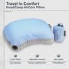 COCOON- Premium - Ultralight AirCore Hood Pillow - Light Blue view 4
