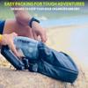 Adventure Travel Packing Cubes, IP65 Water&Dust Proof Organizer Wet Bags (3Piece/Waterproof, Jet Black) view 4