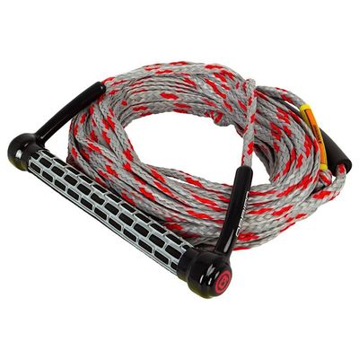 O'Brien 1 Section Combo Ski Rope, Black/Silver