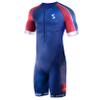 Synergy Triathlon Tri Suit - Men's Elite Short Sleeve Trisuit Cycling Skinsuit (USA, Large) view 1