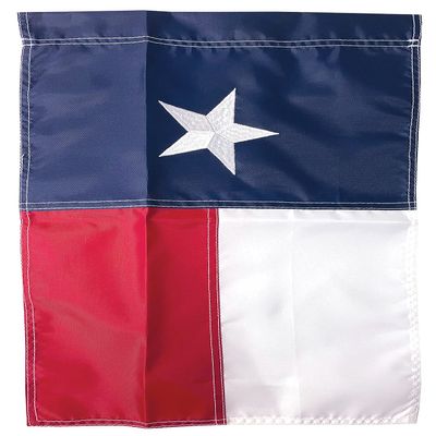 4 Less Co 12x18 Texas State Garden Flag Embroidered Nylon with Sleeve