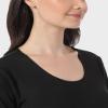 32 Degrees Heat Womens Ultra Soft Thermal Midweight Baselayer Scoop Top,Black,Small view 3