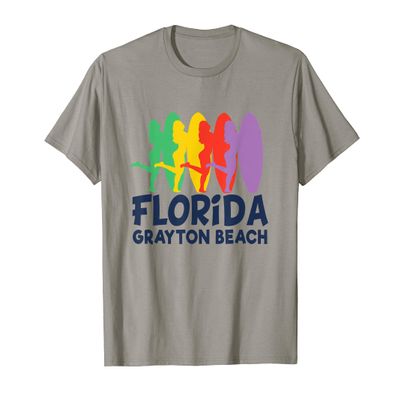 Surfer Girl Grayton Beach FL Surfing Fashion Grayton Beach T-Shirt