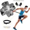 Resistance Parachute Resistance Training Tool, Running Speed Training Resistance Parachute with Adjustable Belt, for Sprint/Football Training(Color:Red) view 2