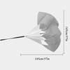 Resistance Parachute 57in Running Umbrella, Running Parachute Resistance Trainer,with Adjustable Strap,for Improving Speed/Stamina/Acceleration view 4