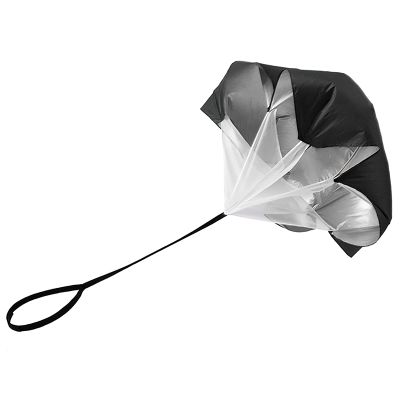 Resistance Parachute Running Speed Training, 57 in Speed Chute with Carry Bag,Resistance Running Parachute for Football Training Kids/Adults(Color:Black)