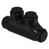 Ecm Industries Gardner Bender 6-250 AWG Inline Splicer Reducer Black 1 pk - Case of: 1 view 1