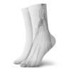 GULTMEE Bridal Fashion Compression Socks,Fairytale Ending Of A Love Story,Performance Polyester Cushioned Athletic Crew Socks for Running,Athletic,Black White -12 inch view 1