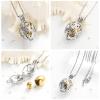 Yinplsmemory Cremation Jewelry Dragonfly Urn Ashes Necklace for Women Men with Small Keepsake Jar Urn Locket Pendant Ashes Keepsake Memorial Jewelry view 3