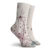 GULTMEE Fashion Compression Socks,Grunge Style Design Flowers Leaves And Bugs Flies Wings Image,Performance Polyester Cushioned Athletic Crew Socks for Running,Athletic, -12 inch view 2