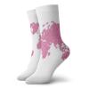 GULTMEE Funky Colorful Cushion Sport Socks,Earth Surface Spring Season Flower Garden Motivation Freshness Geography,Athletic Cushioned Running Performance Crew Socks For Men/Women, -12 inch view 1