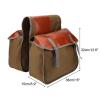 Bicycle Accessories Bike Rear Bag Large Capacity Bicycle Saddle Tail Pouch Outdoor Cycling Mountain Bike Bike Parts (Color : Dark Khaki) view 2