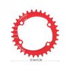 Bicycle Accessories Round Narrow Wide Chainwheel 32T/34T/36T/38T BCD 96MM Chainring Bike Circle Crankset Bike Parts (Color : Red, Size : 32T) view 2
