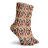 GULTMEE Funky Colorful Cushion Sport Socks,Grungy Chaotic Pattern With Graffiti Art Influences Urban Lifestyle Street Art,Athletic Cushioned Running Performance Crew Socks For Men/Women, -12 inch view 2