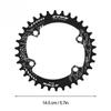Bicycle Accessories Round Narrow Wide Chainwheel 32T/34T/36T/38T BCD 96MM Chainring Bike Circle Crankset Bike Parts (Color : Black, Size : 34T) view 2