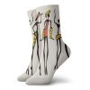 Afro Decor Funny Compression Socks Women and Men,African Group Clan Dancers Ethnic Characters In Sketchy Festival Hand Drawn Artwork,Best for Circulation,Running,Athletic,Nurse,Travel,Multi -12 inch view 1