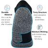 CWVLC Unisex Cushioned Compression Athletic Ankle Socks Multipack, 6-pairs Black, XL (13.5-15.5 W US/ 12-14 M US) view 4