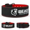 Beast Power Gear Weight Lifting Belt for Women & Men - Leather Power Belt with Back and Core Support for Weightlifting, Powerlifting, Strength Training, Squat and Deadlift Free Strap view 3