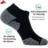 CWVLC Unisex Cushioned Compression Athletic Ankle Socks Multipack, 6-pairs Black, L (10.5-13 W US/ 9-11.5 M US) view 3