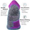 CWVLC Unisex Cushioned Compression Athletic Ankle Socks Multipack, 3-pairs Purple, XL (13.5-15.5 W US/ 12-14 M US) view 4