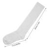Topbuti 3 Pack Kids Cotton Knee High Socks School Uniform Dress Socks Sports Soccer Socks for Girls and Boys (White) view 4