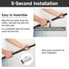 SAN LIKE Aluminum Tent Poles for Tarp - 75in Collapsible Poles for Awnings, Canopy, Rain Fly, Shelter - 2 Sets (5 Sections) view 4