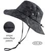 CAMOLAND Camouflage Outdoor Fishing Boonie Hat with Wide Brim UV Protection Summer Safari Sling Bucket Cap UPF 50+ view 2