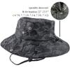 CAMOLAND Camouflage Outdoor Fishing Boonie Hat with Wide Brim UV Protection Summer Safari Sling Bucket Cap UPF 50+ view 4