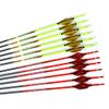 12pc Custom Length Carbon Arrows for 10-70 Lb Recurve Bow ID 4.2mm .165" 22-32 Inch Spine 400 500 600 700 800 900 1000 Target Practice & Hunting Arrow Adult Youth Shooting view 1