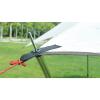 GIBZ Camping Tent Tarp Shelter Waterproof Windproof Lightweight Durable Rainfly Shelter for Snow Beach Camping Outdoor Travel Clssic White 360420cm view 2