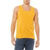JustBlanks Unisex Adult Sleeveless Tank Top Blend Comfort Jersey 100% Airlume Scoop Neck Tank Top Shirt for Unisex Adults - Gold - Medium view 1