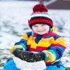 SATINIOR 2 Pairs Kids Snow Mittens Waterproof Winter Ski Gloves Warm Thicken Snow Gloves for Girls Boys (Rose Red, Black, 5-8 Years) view 3