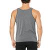 JustBlanks Unisex Adult Sleeveless Tank Top Blend Comfort Jersey 100% Airlume Scoop Neck Tank Top Shirt for Unisex Adults - Grey Triblend - XX-Large view 2