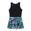 Kaerm Kids Girls One Piece Gymnastics Athletic Leotard Jumpsuit Keyhole Back Lyrical Ballet Dance Costume Black Lily 4 Years view 2